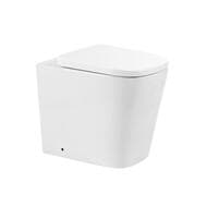 Унитаз приставной BelBagno Albano (365х515х420) безободковый, белый BB120CBR