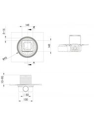 ���� ������� BERGES ZENTRUM Norma 150�150, ������ ������, ������� ������ ���� D50, 092363