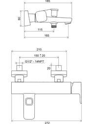 ������! ��������� ��� �����/���� RAVAK 10� TD 022.00/150 ���������