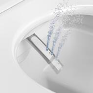 Унитаз подвесной Duravit D-Neo 375х580х400 безободковый, с функцией биде, белый 654000012004300
