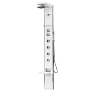 Душевая панель Novellini Cascata 3 223х2085 мм, г/м, смеситель, сиденье, белый CASC3VM-A