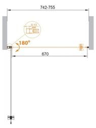 ������� ����� CEZARES ECO (742-755�1900) O-B-1-75-C-Cr ������ ����������, ������� ����