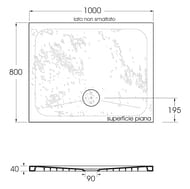 ������� ������ Azzurra Pietraceramica (1000�800�40) �������������, ��������, ����� PEPD10008040GE