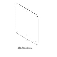 Зеркало AM.PM X-Joy (600х700х35) с округлыми краями,  LED-подсветкой, ИК- сенсором M85MOX10601S1