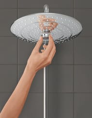 Душевая система Grohe Euphoria 27475001  термостат, лейка, верхний душ, шланг, штанга, кронштейн