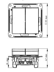 ������������� Systeme Electric ATLASDESIGN 2-��������� ����� 6 10�� �������� ������� ATN000265