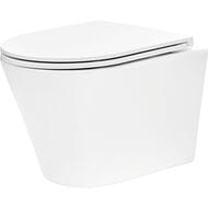 Унитаз подвесной TECEspring K 360х350х480 безободковый, с сиденьем, Tornado flush, белый 9700997 — миниатюра 1