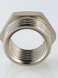 Футорка VALTEC  3/4"Н х 1/2"В латунь никелированная, VTr.581.N.0504