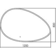 ������� Silver Mirrors ����� (1200�800) LED-���������, ������������� ������, ������ LED-00002557