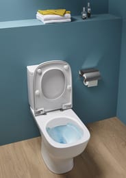 Унитаз с бачком Jacob Delafon STRUKTURA (645х340х760) безободковый UJAJ102-WTE+ETAG212-WTE