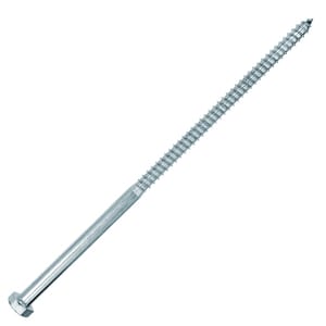 Шуруп сантехнический DIN 571 Zn 10х200 (2 шт.) белый цинк, КР.021711