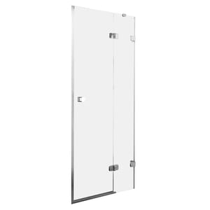 Душевая дверь RAVAK BRILLIANT BSD2-80 B-R (800-815x1950) распашная правая, стекло, хром+Transparent