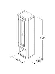 ���� � ����� Caprigo ������� 240 bianco light vintage 240�806�180 ����� 10490L-B003