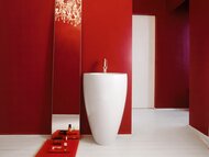 Раковина Laufen ILBAGNOALESSI ONE 8.1197.2.400.109.1 (530х530х900) без отверстия под смеситель, белая, LCC