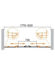 ������� ����� CEZARES MOLVENO (1770-1820X1950) BF-2-180-C-Cr-IV ������ ����������, ������� ����