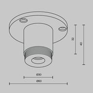 ��������� ��� ���������� ������� ������� Maytoni Shelf (����) CA022BO-B � ������� ������� ��� ����� �������, IP20, ������
