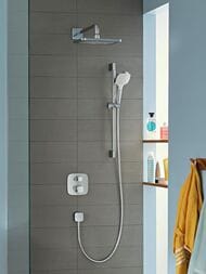 Верхний душ Hansgrohe Croma E 280 прямоугольный без держателя, хром 26257000 — изображение 5