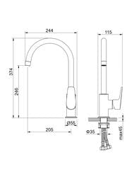 ��������� ��� ����� Aquatek ����� AQ1182MB �������������, ���������� ����� 246��, ������ �������