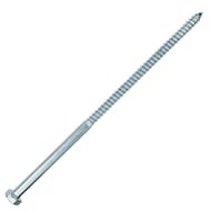 Шуруп сантехнический DIN 571 Zn 10х180 (2 шт.) белый цинк, КР.021710