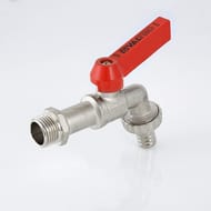 Кран VALTEC водоразборный 1/2"Н шаровый со штуцером 14мм VT.051.N.04
