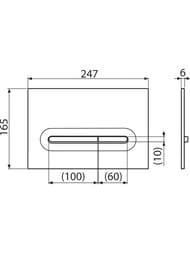 ������ ���������� ALCAPLAST Linka M1876 ��� ������� ������ �����������, ����� �������