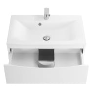 Тумба под раковину BelBagno MARINO (650х450х500) подвесная, Bianco Lucido MARINO-650-2C-SO-BL-P