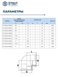 ���� STOUT 2"��, ������,  SFT-0013-000002