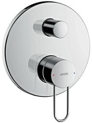 Смеситель Axor Uno 38428000 для ванны встраиваемый, рукоятка-петля, со встроеной защитной комбинаци — миниатюра 1