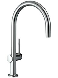 Смеситель Hansgrohe Talis M54 для кухни, поворотный излив, 1jet Eco, хром 72843000 — миниатюра 1