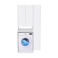 Шкаф-колонна AQUATON Лондри 1A260603LH010 312х380х1950 узкий, напольный, 1 дверца, белый глянец
