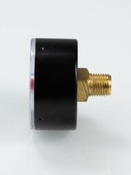 Манометр Valtec, 0-6 бар, 1/4", D50мм, заднее подключение (аксиальное), арт.VT.TM50.TC.02