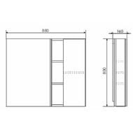 �������-���� COMFORTY �����-90 (880�800�160) ���������, ����� ������, � ���������� 00004137130