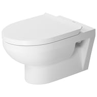 Унитаз подвесной Duravit  1 365х540х350мм, безободковый, сиденье с микролифтом, белый 45620900A1