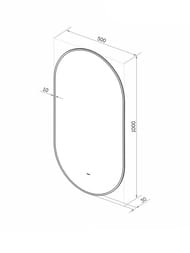 ������� ��������� Cairo (500�1000) � LED ���������� 5000K � ������������� ��������