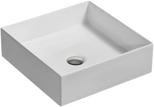 Раковина Jacob Delafon Delta Pure E90011-0 390х390х120 накладная без перелива, тонкая белая керамика
