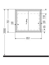 - Duravit L-Cube (800700154) , ,  LC7651018180000