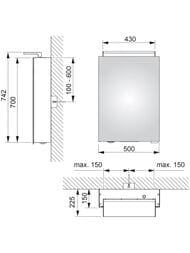�������-���� Keuco Royal L1 500�742�150 �����, ���������, ������, �������,���� ������� 13601171202