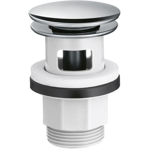 Hansgrohe Слив Push-open для раковины/биде, стеклопластик/нерж.сталь 50105000