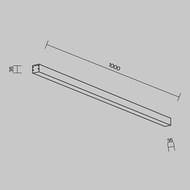 �������� ���������� ��������� Maytoni Technical (��������) 4000K 35x35 20 �� (������, 1 �) LL311012, IP33