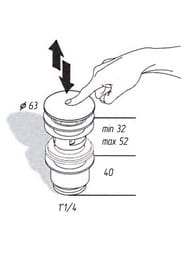 ������ ������ Migliore RICAMBI "click-clack" ��� �������, ���� ML.RIC-10.106.CR