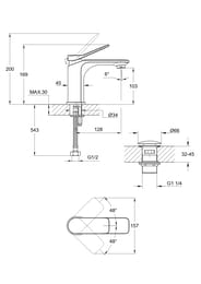 ��������� ��� �������� Cersanit ODRA 63050 ������������, ������ ������ ����-����, ����