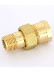 Соединение разъемное (американка) VIEGA 1/2"Нх1/2"В плоское уплотнение, бронза арт. 271 374