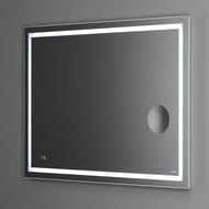 Зеркало AM.PM Gem настенное с LED-подсветкой (1000х700х30) с часами и косм.зеркалом M91AMOX1003WG