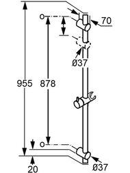 ������ ��� ���� KLUDI A-QA ��������� 955��, ���� 6564105-00