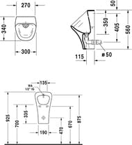 ������� DURAVIT DURASTYLE 300�340 � ������, ����.WG, ����������� 28063000071