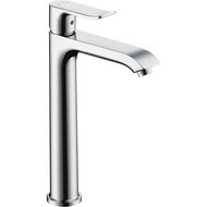 Смеситель Hansgrohe Metris 31185000 для умывальника однорычажный с высоким изливом, хром
