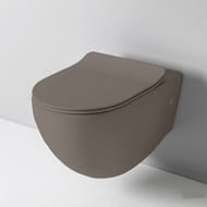 Унитаз подвесной ArtCeram File 2.0 (520х360х370) безободковый, цвет: коричнево-бежевый FLV004 40 00