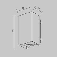 ��������� ���������� Maytoni Shell (���) O570WL-L10B3K, 3000K 8�� IP 54, ������