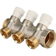 Коллектор распределительный STOUT 1", 3 отвода 3/4"ЕК SMB 6851 013403