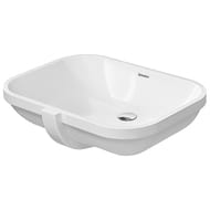 Умывальник встраиваемый снизу DURAVIT D-CODE 560х400х190 без площ.под смес,перелив 0338560000